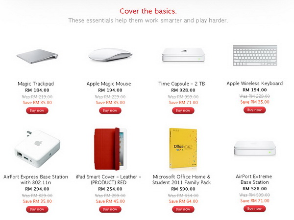 Apple Online Store - Red Friday CNY Sale 2012