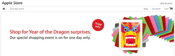 Apple Online Store - Red Friday CNY Sale 2012