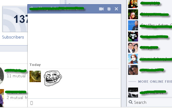 Internet Memes on Facebook Chat