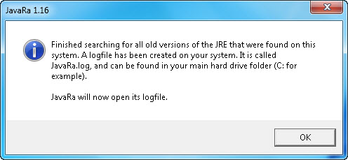 Remove Old Java Runtime Environment from Windows