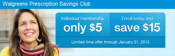 Walgreens Prescription Savings Club