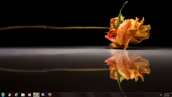 Roses Windows 7 Valentine Time