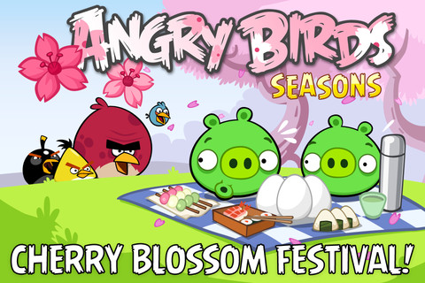 Angry Birds Seasons Cherry Blossom