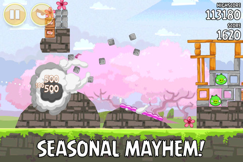 Angry Birds Seasons Cherry Blossom