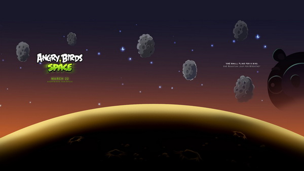 Angry Birds Space Wallpapers