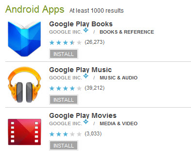 Google Play Apps