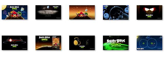 Angry Birds Space Theme