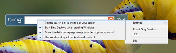 Set Bing Homepage Image as Windows 7 Desktop Wallpaper