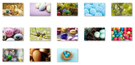 Decorated Easter Eggs Theme for Windows 7