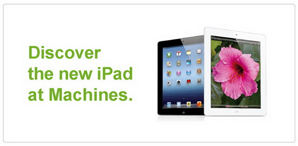 New iPad at Machines Malaysia