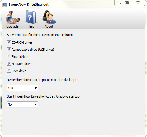 Auto-Create Removable Drive Shortcut on Desktop