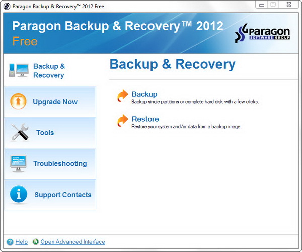 Clone Hard Drive with Paragon Backup and Recovery 2012 Free