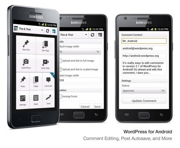 Wordpress for Android 2.1 Released