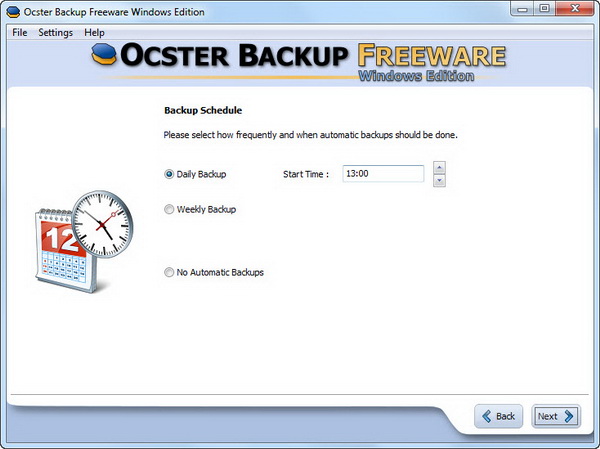 Ocster Backup Free for Windows