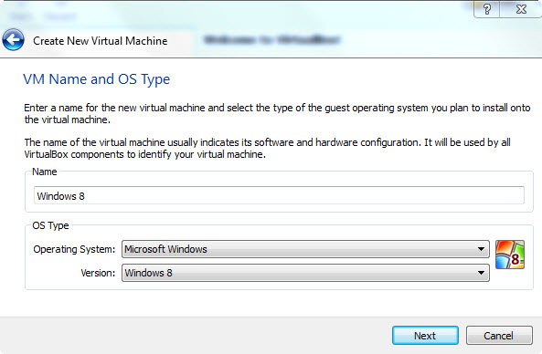 Run Windows 8 Virtually using VirtualBox