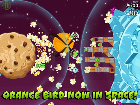 Angry Birds Space 1.2.2 Update for Android and iOS