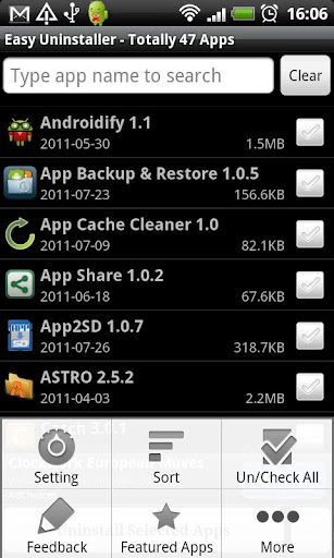 Batch Uninstall Android Apps