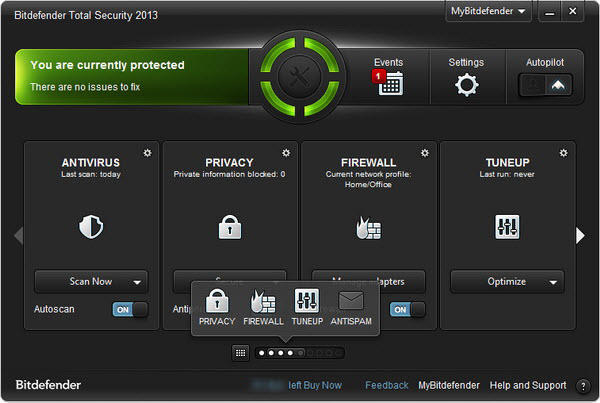 Bitdefender Total Security 2013 with Free License