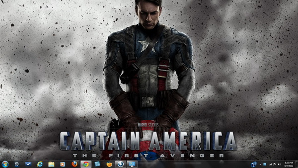 Captain America - Windows 7 Theme Pack