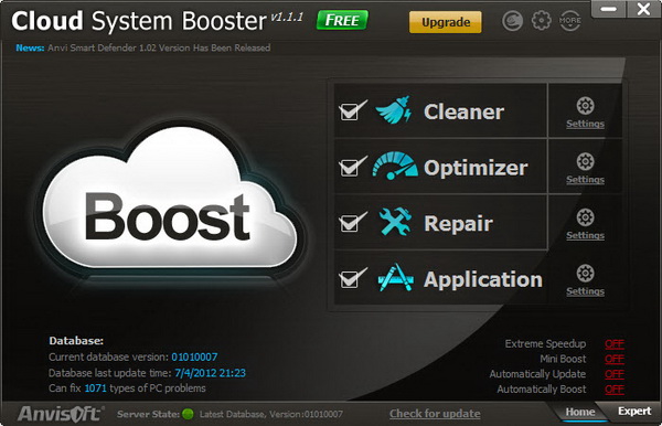 Cloud System Booster - Cloud-Based Windows System Optimizer and Cleaner Tool