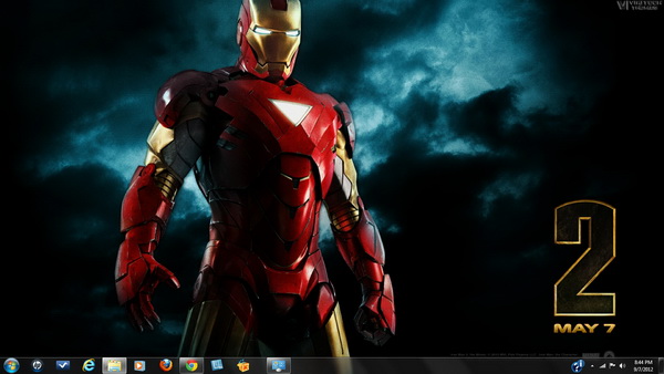 Iron Man 2 - Windows 7 Theme