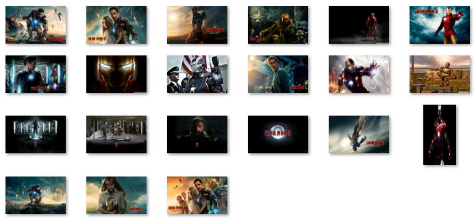 Iron Man 3 Windows 7 Theme Collection