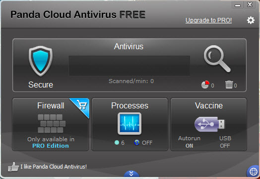 Panda Cloud Antivirus Free version 2.0