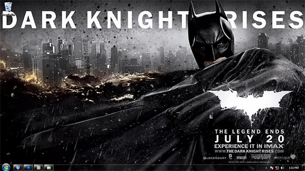 The Dark Knight Rises - Windows 7 Theme