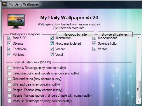 Automatic Wallpaper Downloader and Changer