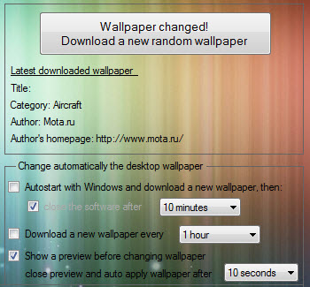 Automatic Wallpaper Downloader and Changer