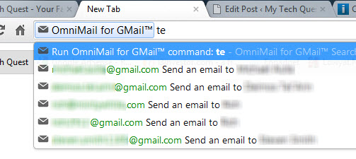 Compose New Gmail in Chrome Address Bar