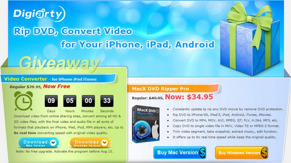 MacX iPhone iPad Video Converter - Free License Giveaway