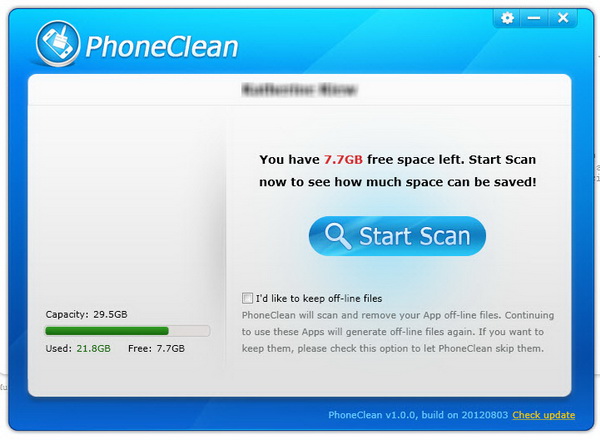 PhoneClean - Free Up Space in iOS Devices