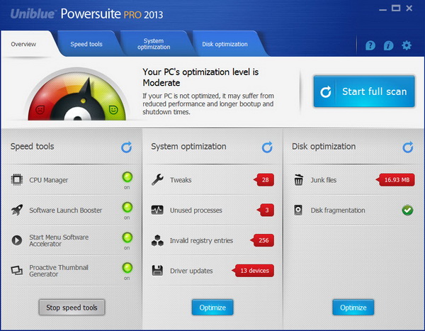 Uniblue Powersuite Pro 2013 Review