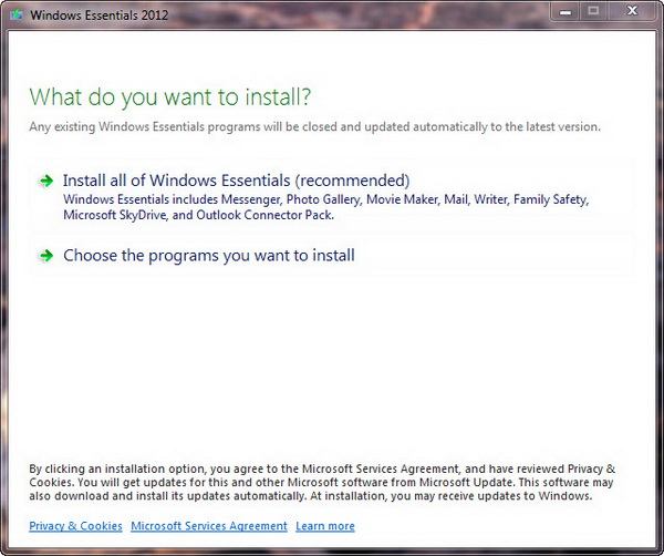 Windows Essentials 2012