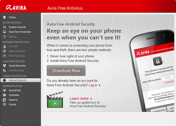 Avira Free Android Security