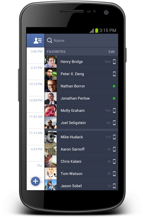 Facebook Messenger for Android Updated with New Look