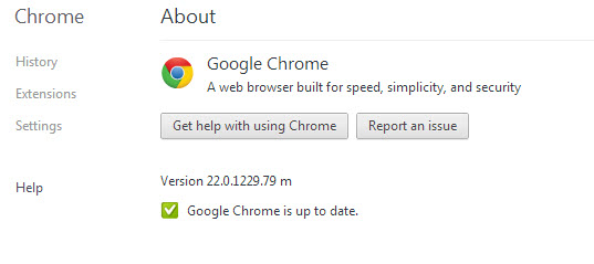 Google Chrome Version 25 And Newer