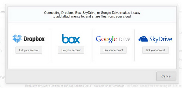 Send Gmail Attachments to the Cloud