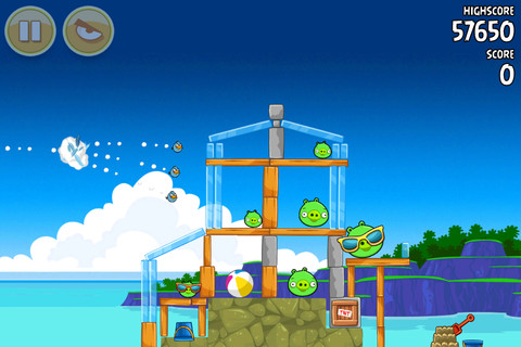 Angry Birds - Surf n Turf Levels