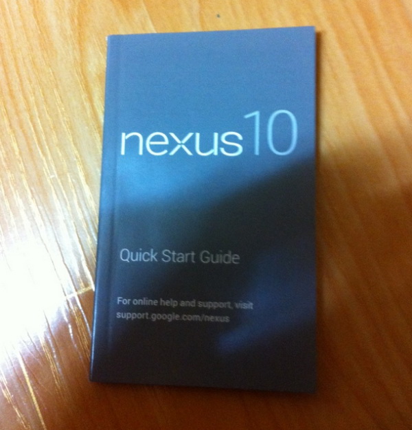 Google Nexus 10 Manual