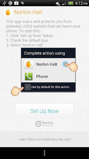 Norton Halt Blocks USSD Code Exploits on Android