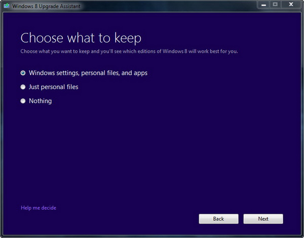 Windows 8 Upgrade Assistant