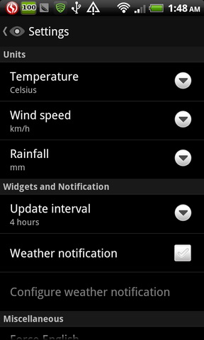 Eye in Sky Weather for Android