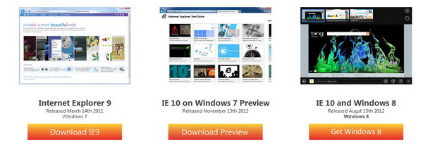Internet Explorer 10 Release Preview for Windows 7