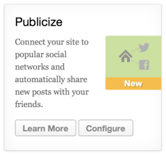 Jetpack - Publicize to Facebook, Twitter, Linkedin, Yahoo and Tumblr