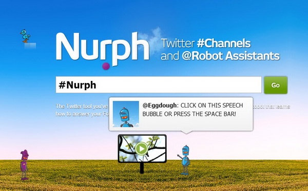 Nurph - Real-time Twitter Discussion Channels and Knowledge-Learning