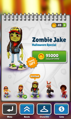 Subway Surfers for Android - Halloween Theme