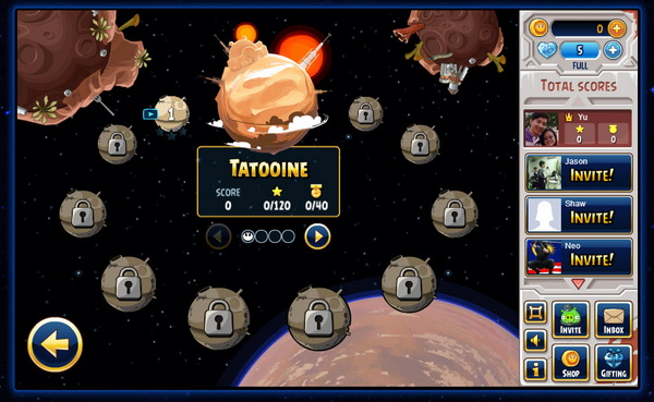 Angry Birds Star Wars for Facebook