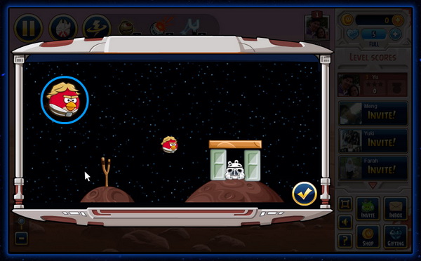 Angry Birds Star Wars for Facebook